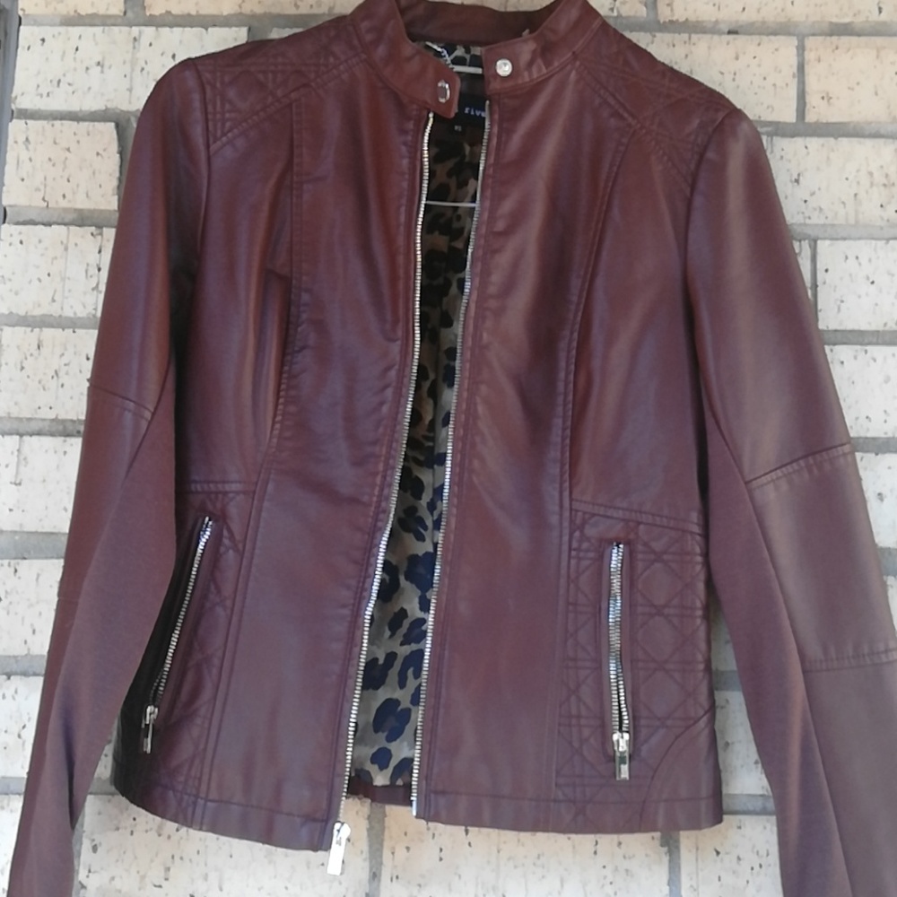 **flash sale** Black Rivet Faux Leather Jacket